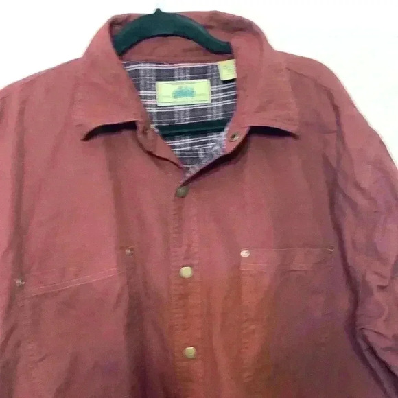 Red Hunters Peak lined coat sz XL chore coat outdoor western ranch 90s warm cozy - Picture 3 of 7